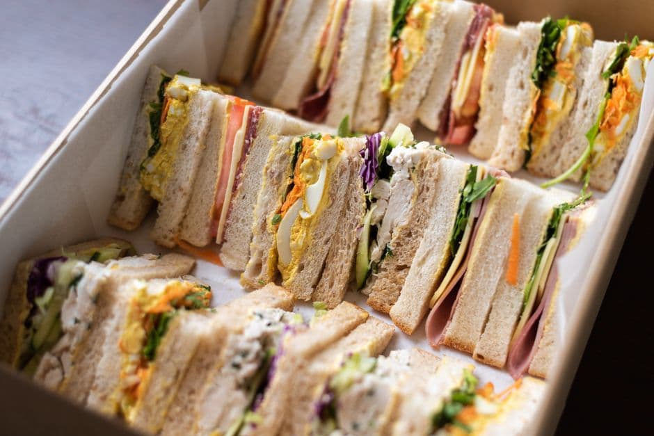 boxed lunch sandwich side and cookie
